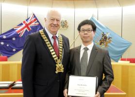 Image for article Australien: Falun Gong-Praktizierende gewinnen zum dritten Mal hintereinander den Spitzenpreis des Blacktown Festivals (Fotos)